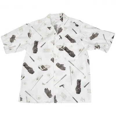 Papas Golf Printed Cotton Short Sleeve Shirt