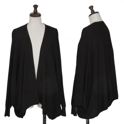HIROKO KOSHINO Buttonless Dolman Sleeve Knit Cardigan