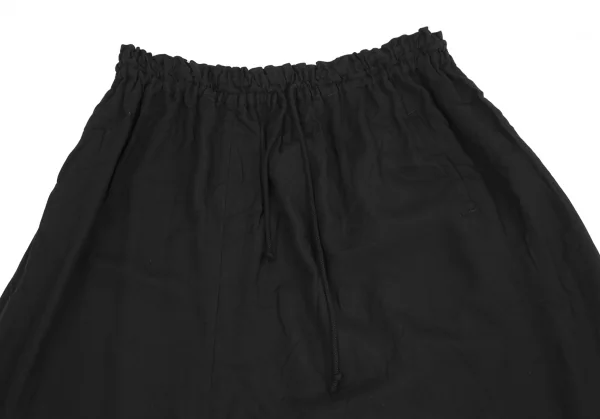 Y's Tencel Sheer Layered Dropped Crotch Pants K-129835_003