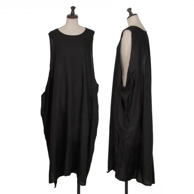Y's Tencell Cotton Sleeveless Dress