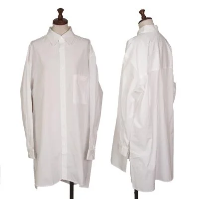 Y's Cotton Back Switching Long Sleeve Shirt