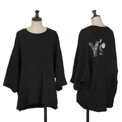 Y's Back Logo Side Zip Dolman Sleeve Sweat Shirt