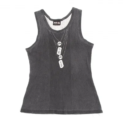 Jean-Paul GAULTIER Chain necklace Printed Tank Top
