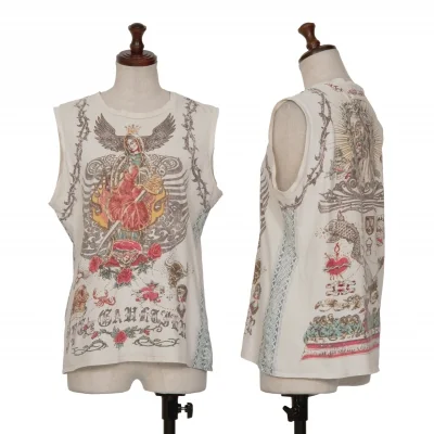 JPG Cotton Virgin Christ Printed Tank Top
