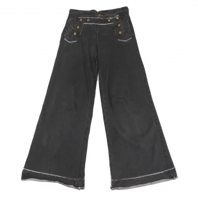 JPG Back Lace-up Front Button Sweat Pants