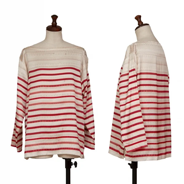 トップス Jean Paul Gaultier for Sept Premieres Jean Paul GAULTIER FOR SEPT PREMIERES Major Print T Shirt Beige 40