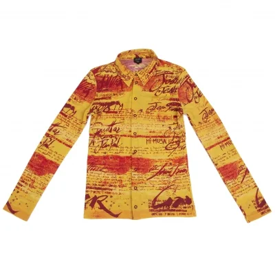 Jean-Paul GAULTIER HOMME Lettering Snap Button Shirt