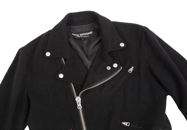 JUNYA WATANABE Fulling Wool Motorcycle Jacket K-129931_003