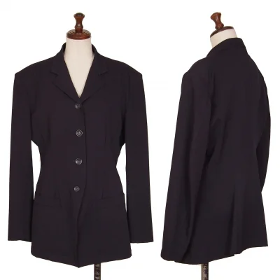 Y's Wool Gabardine Single Jacket