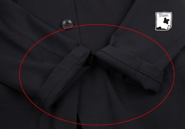 Y's Wool Gabardine Single Jacket K-129948_011