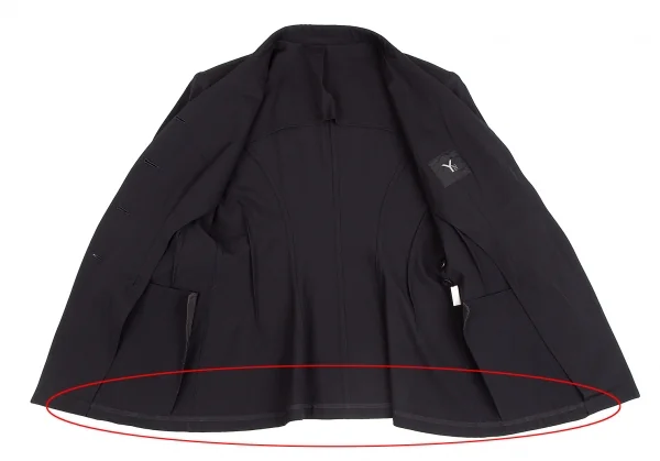 Y's Wool Gabardine Single Jacket K-129948_014