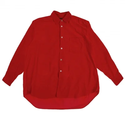 COMME des GARCONS HOMME PLUS Velor Regular Collar Shirt