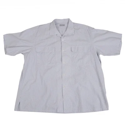 COMME des GARCONS HOMME Graph Check Open Collar Shirt