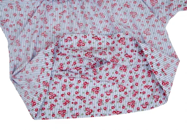 tricot COMME des GARCONS Cotton Floral Design Short Sleeve Shirt K-129993_007