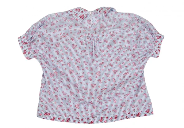 tricot COMME des GARCONS Cotton Floral Design Short Sleeve Shirt K-129993_008