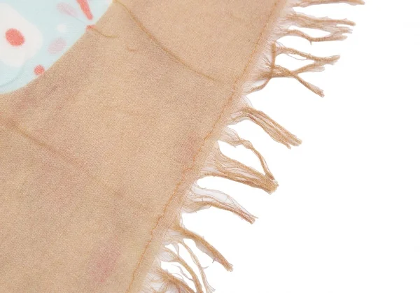 TSUMORI CHISATO Rayon Multicolor Print Stole K-129995_010