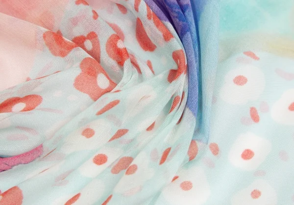 TSUMORI CHISATO Rayon Multicolor Print Stole K-129995_011