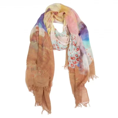 TSUMORI CHISATO Rayon Multicolor Print Stole