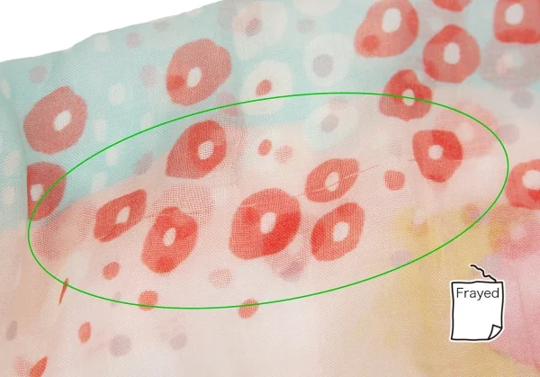 TSUMORI CHISATO Rayon Multicolor Print Stole K-129995_007