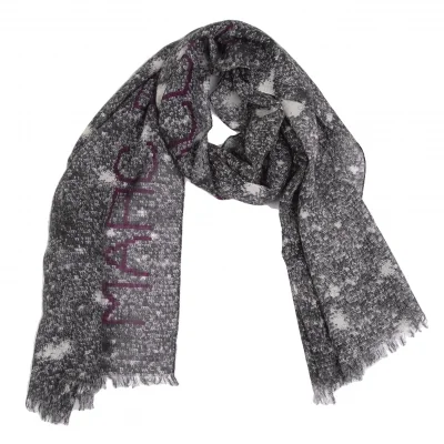 MARC by MARC JACOBS Sequins Printed Logo Fringe Stole