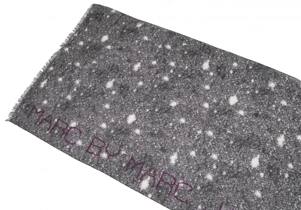 MARC by MARC JACOBS Sequins Printed Logo Fringe Stole K-129996_002
