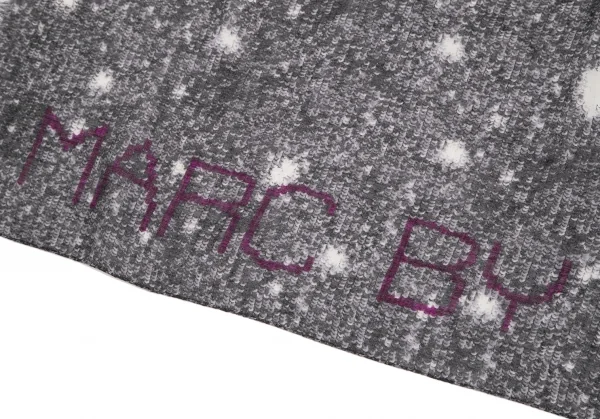 MARC by MARC JACOBS Sequins Printed Logo Fringe Stole K-129996_006