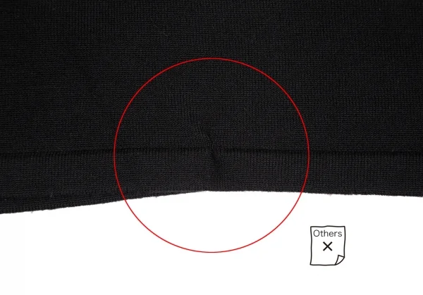 Y's for men Mock Neck Wool Knit Sweater K-130001_010