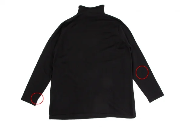 Y's for men Mock Neck Wool Knit Sweater K-130001_012