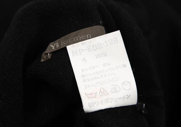 Y's for men Mock Neck Wool Knit Sweater K-130001_017