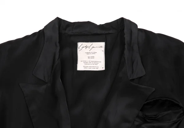 Yohji Yamamoto POUR HOMME Cupra Double Breasted Coat K-130012_003