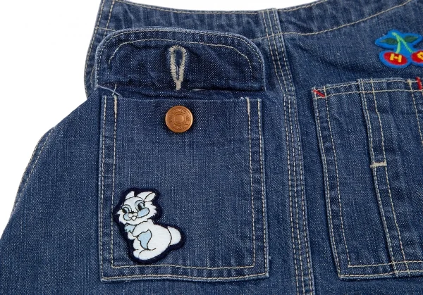 HYSTERIC GLAMOUR KINKY JEANS Patch Denim Dress K-130036_006