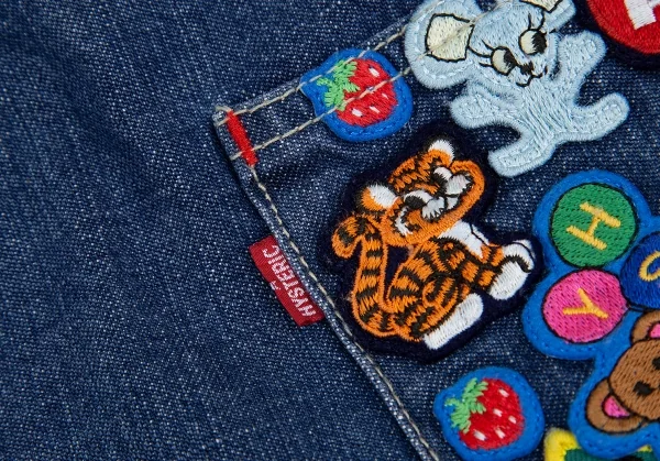 HYSTERIC GLAMOUR KINKY JEANS Patch Denim Dress K-130036_015