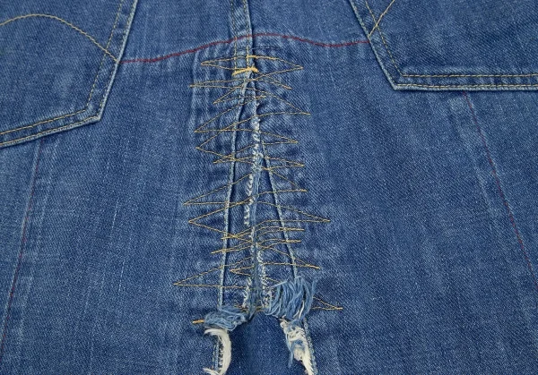 HYSTERIC GLAMOUR KINKY JEANS Remake Denim Skirt K-130037_016