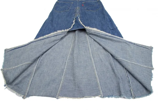 HYSTERIC GLAMOUR KINKY JEANS Remake Denim Skirt K-130037_017