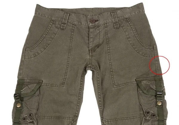 ヒステリックスHysterics クロスステッチカーゴパンツ カーキ他S K-130042_002