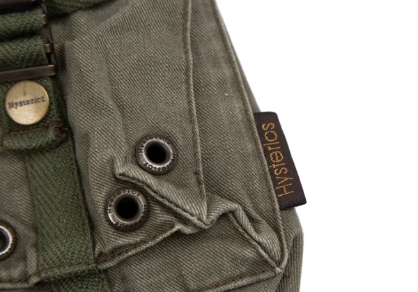 ヒステリックスHysterics クロスステッチカーゴパンツ カーキ他S K-130042_010