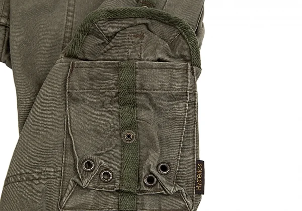 ヒステリックスHysterics クロスステッチカーゴパンツ カーキ他S K-130042_011