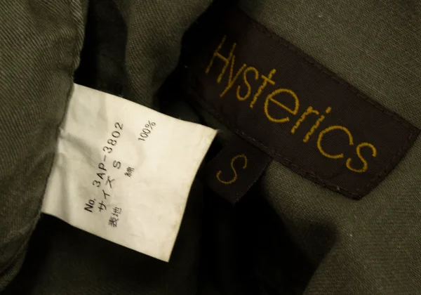 ヒステリックスHysterics クロスステッチカーゴパンツ カーキ他S K-130042_020