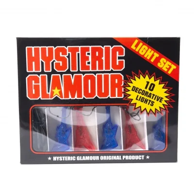 HYSTERIC GLAMOUR ラグ ギター デザイン ヒステリックグラマーHYSTERIC GLAMOUR ギターライトセット 青赤