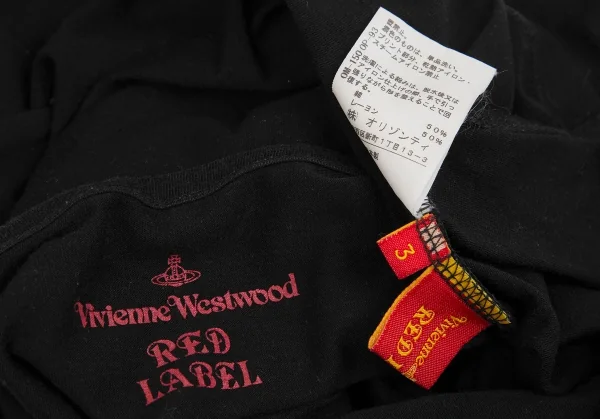 ヴィヴィアンウエストウッド レッドレーベルVivienne Westwood Red Label カラフルオーブプリントTシャツ 黒赤他3 K-130252_012