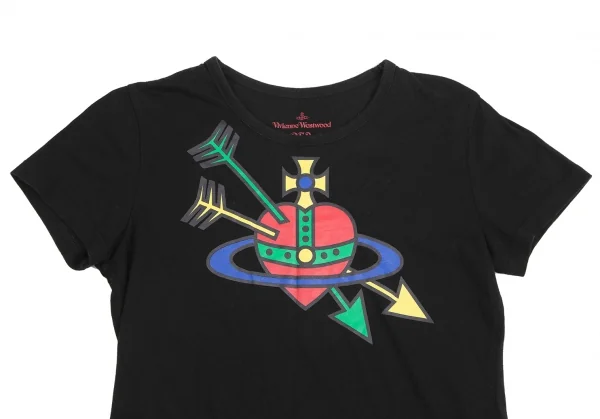 ヴィヴィアンウエストウッド レッドレーベルVivienne Westwood Red Label カラフルオーブプリントTシャツ 黒赤他3 K-130252_002