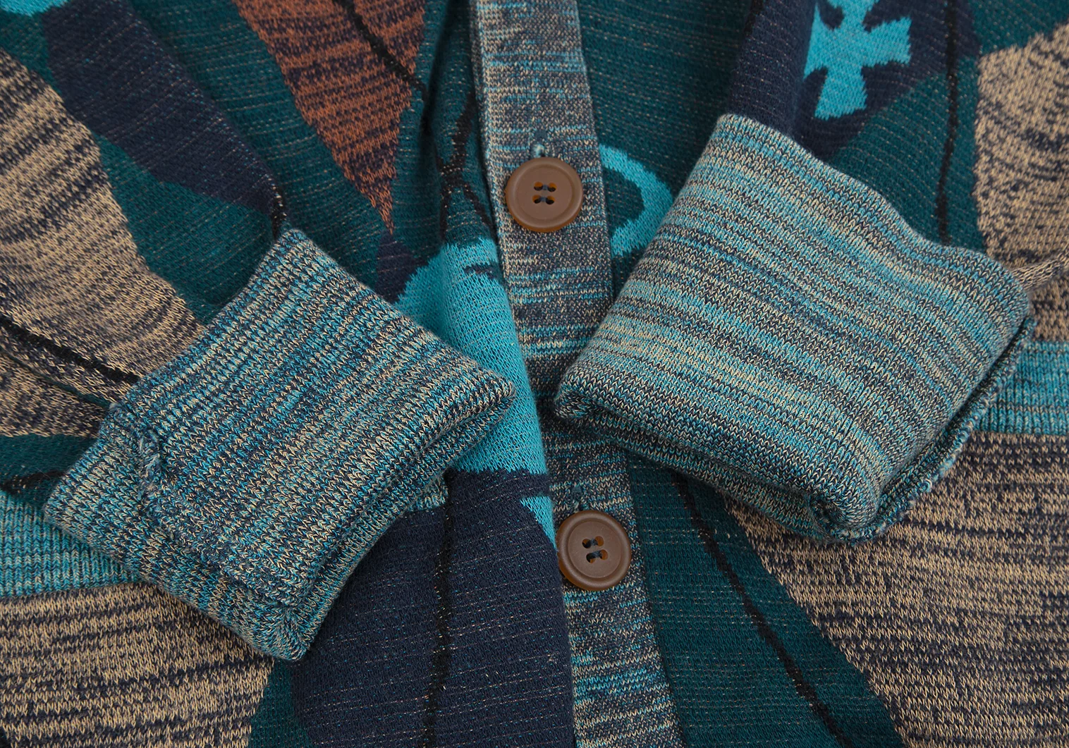 Vivienne Westwood MAN Orb Jacquard Cotton Knit Cardigan