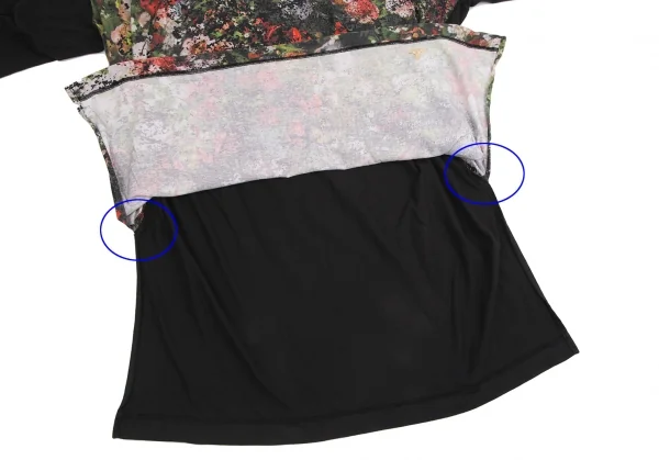 Vivienne Westwood MAN Switching Printed Long T Shirt K-130255_010