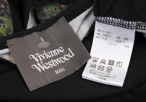 Vivienne Westwood MAN Switching Printed Long T Shirt K-130255_016