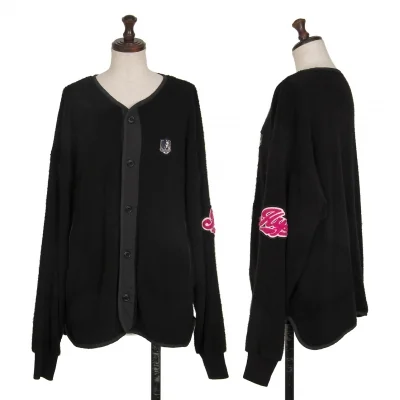HYSTERIC GLAMOUR Patch Design Piping Pile Cardigan