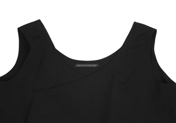 Yohji Yamamoto FEMME Triacetate Poly Asymmetry Sleeveless Dress K-130261_004