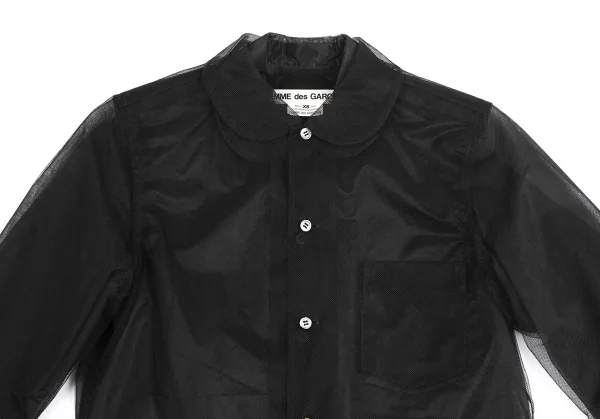 コムデギャルソンCOMME des GARCONS チュール3重レイヤードブラウス