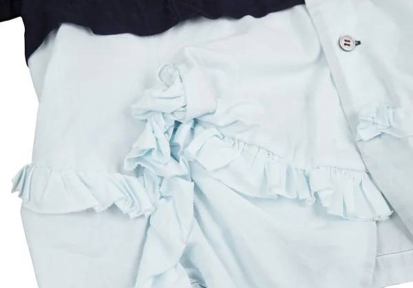 COMME des GARCONS Frill Switching Dyed Long Sleeve Blouse K-130269_014