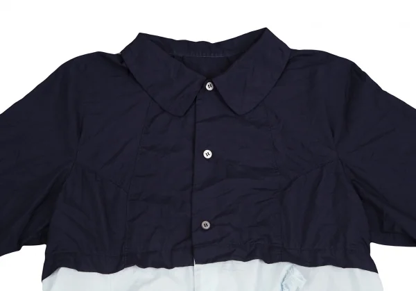COMME des GARCONS Frill Switching Dyed Long Sleeve Blouse K-130269_003