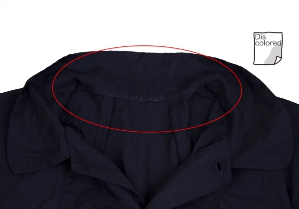 COMME des GARCONS Frill Switching Dyed Long Sleeve Blouse K-130269_005